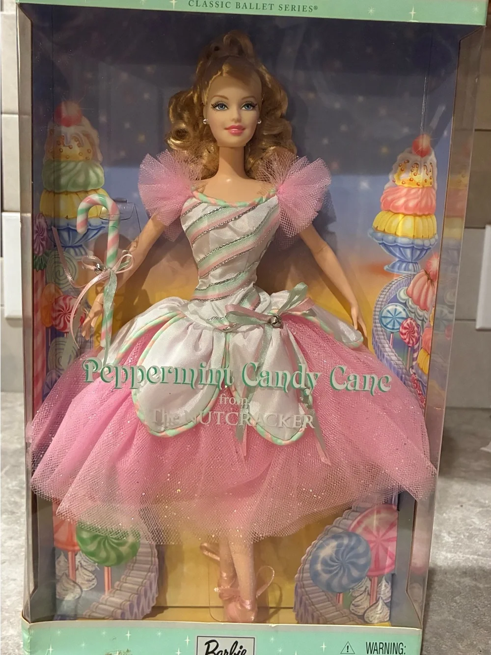Barbie Peppermint Candy Cane Nutcracker Classic Ballet Collector Edition NRFB